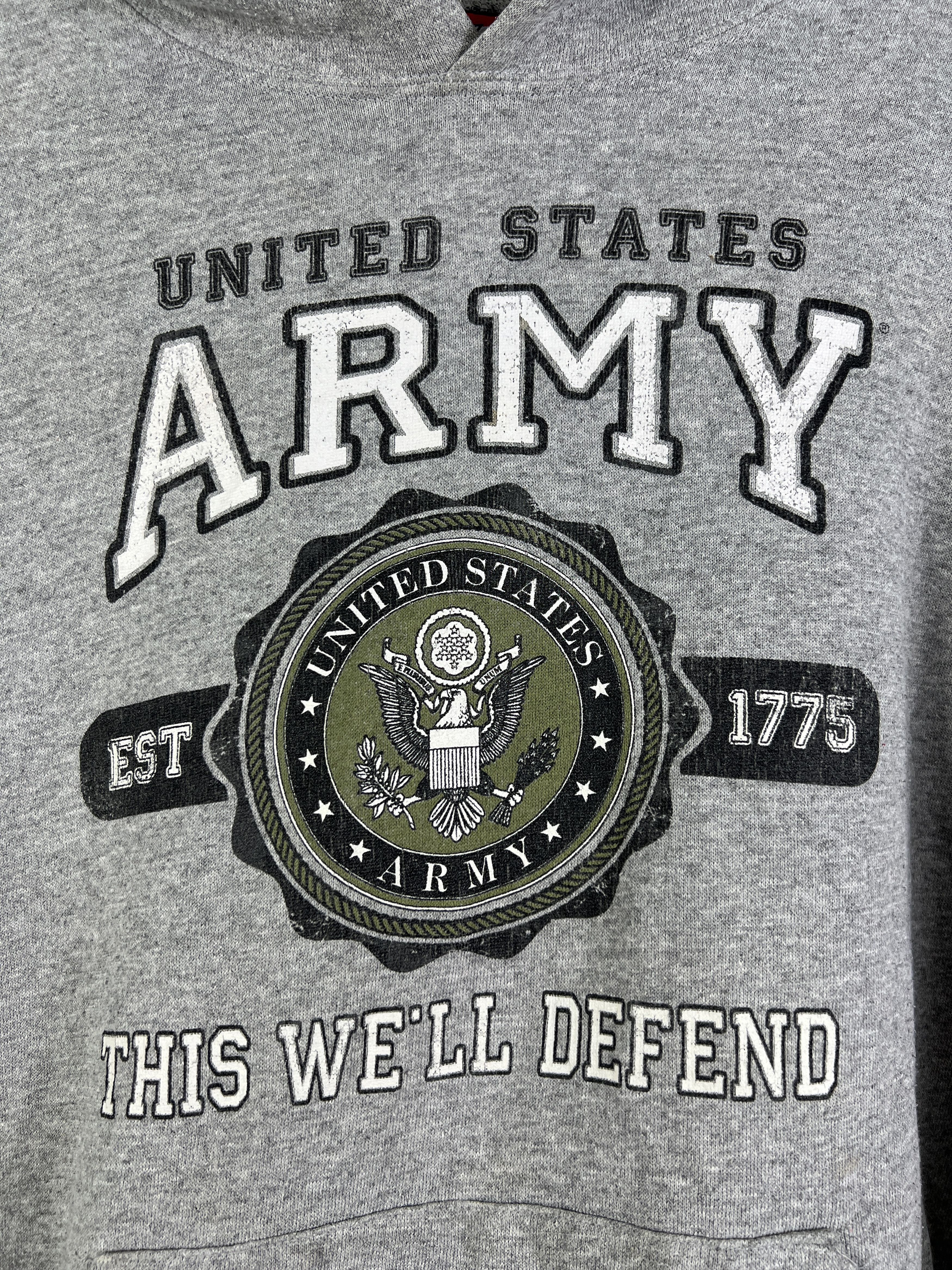 Vintage No.5058 Vintage US. Army Graphic Hoodie (XL) Size US XL / EU 56 / 4 - 2 Thumbnail
