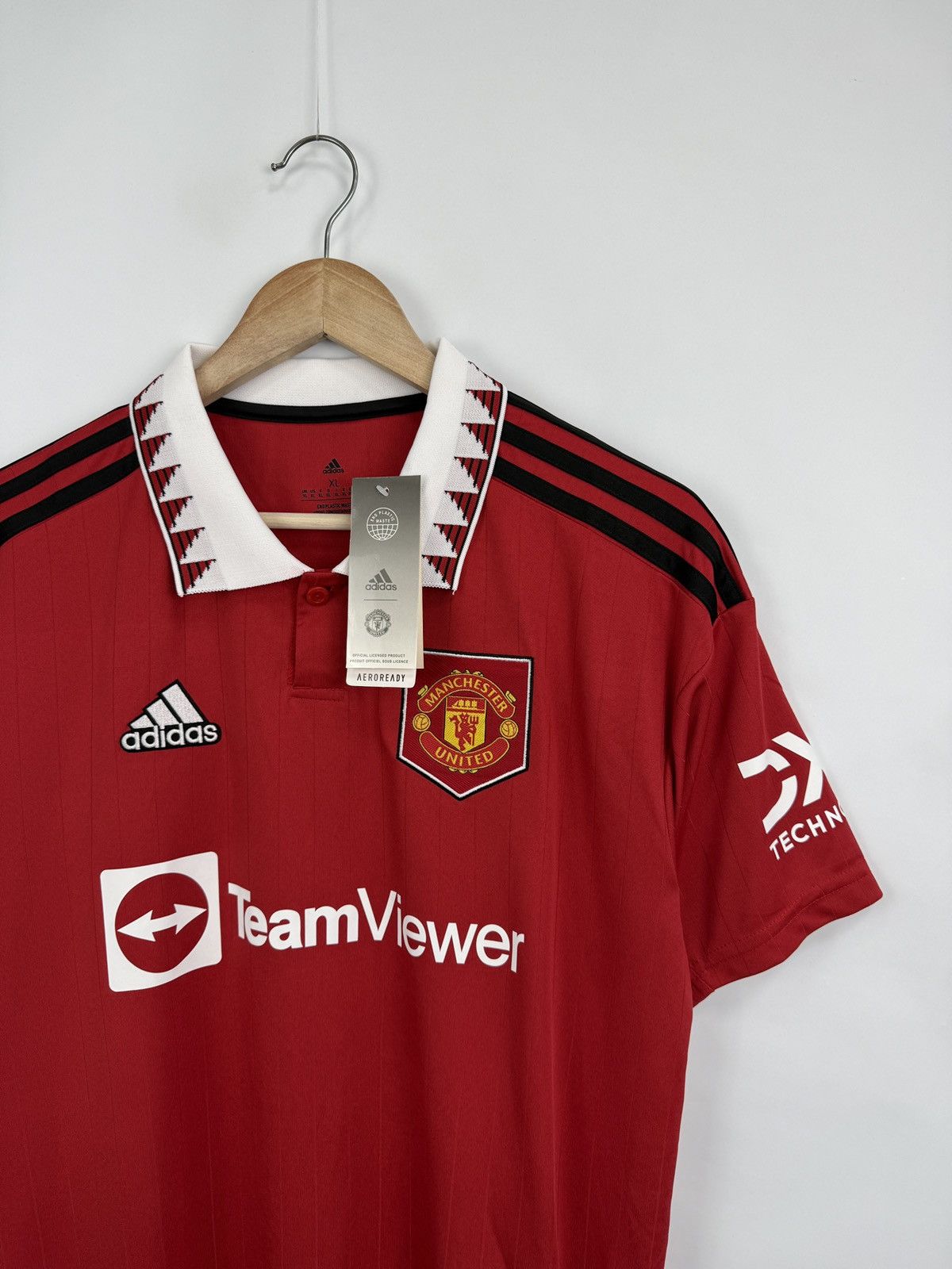 Adidas Y2K 2022 Adidas MANCHESTER UNITED Soccer Jersey Blokecore Size US XL / EU 56 / 4 - 2 Thumbnail