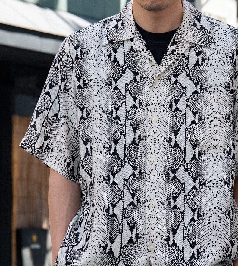 Wacko Maria WACKO MARIA Hawaiian Short Sleeve Shirt 23ss Snake Skin Size US M / EU 48-50 / 2 - 1 Thumbnail