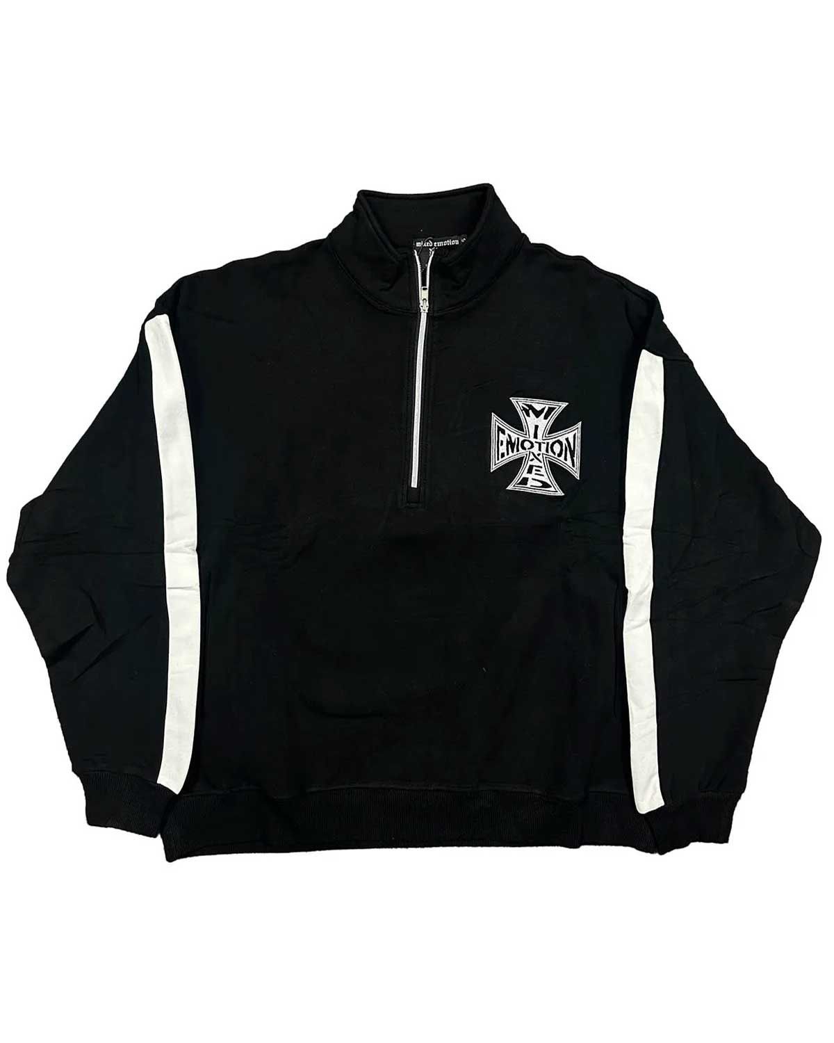 Other Mixed Emotions Quarter Zip Up Jacket Black Size US XL / EU 56 / 4 - 1 Thumbnail