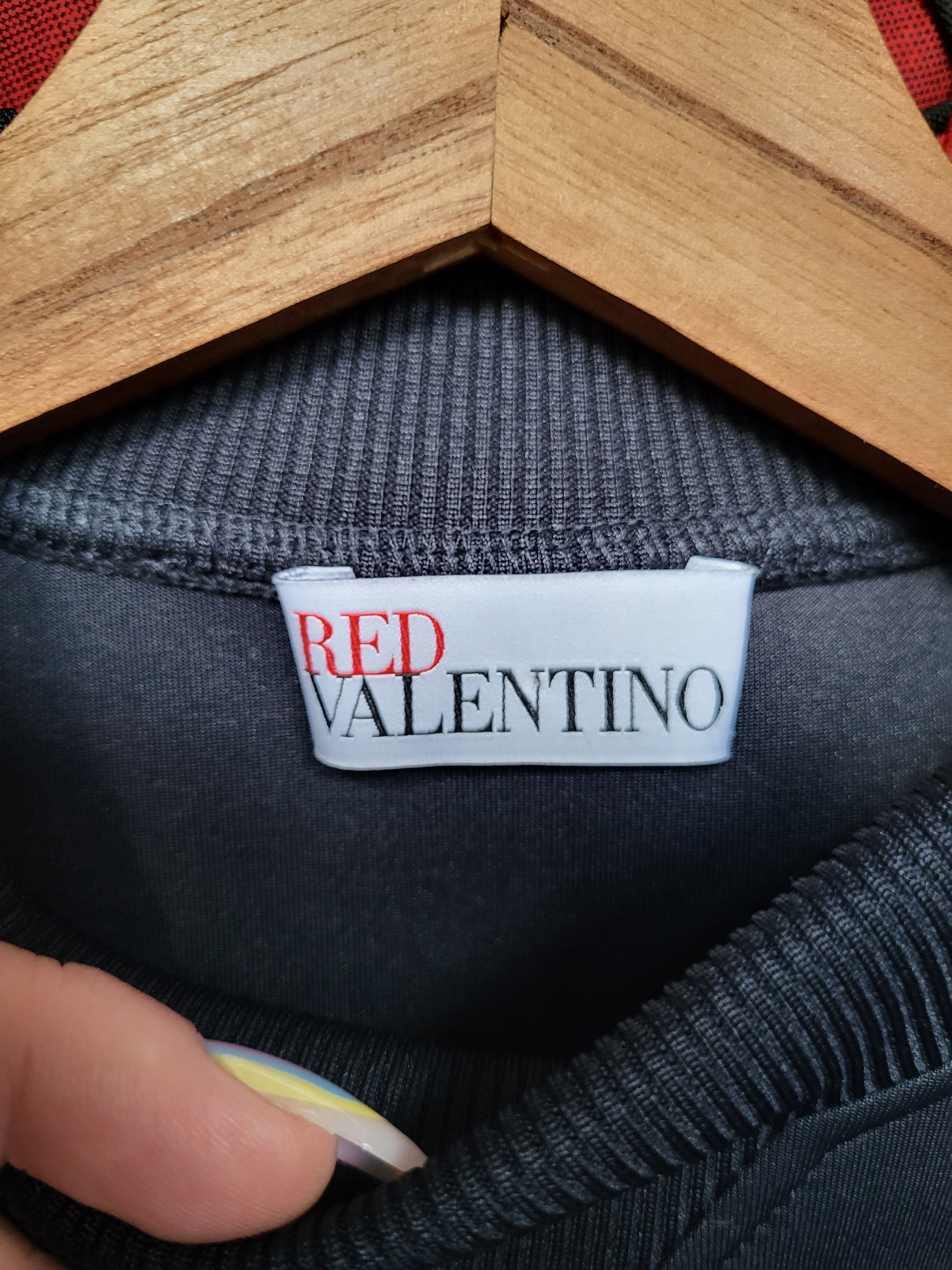RED Valentino Red Valentino Dreams Embroidered Womens navy Track Jacket Size M / US 6-8 / IT 42-44 - 5 Thumbnail