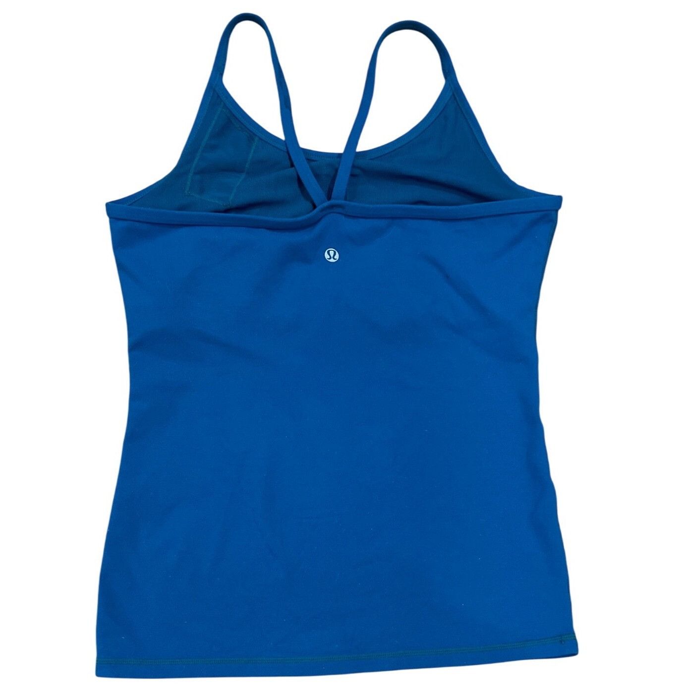 Lululemon Lululemon Blue Strappy Racerback Tank Top Womens Size S Yoga Size L / US 10 / IT 46 - 4 Thumbnail