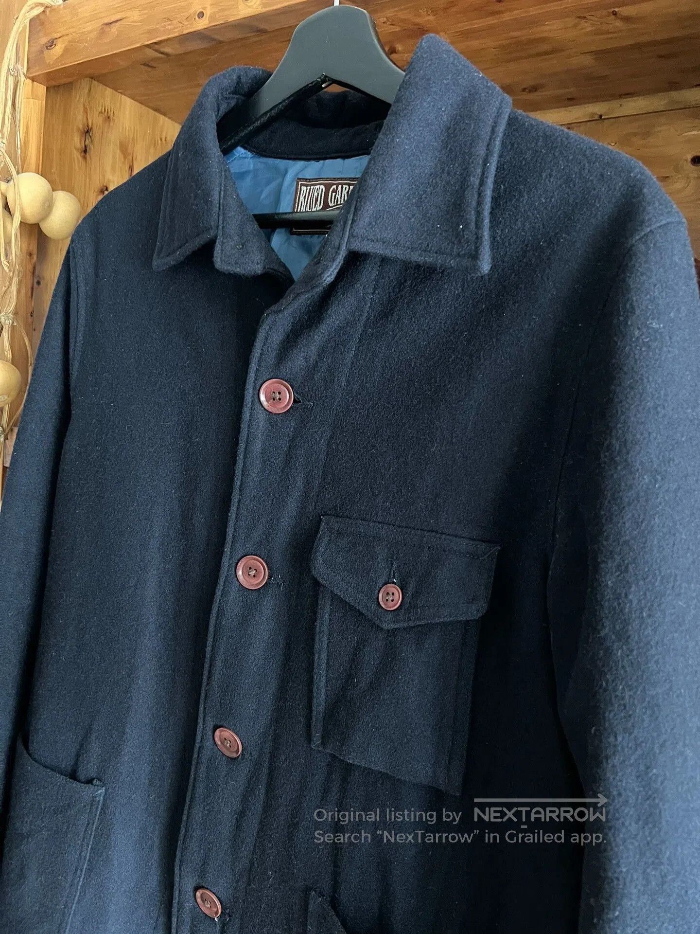 Momotaro Jeans momotaro wool jacket deep blue stylish design. Size US M / EU 48-50 / 2 - 4 Thumbnail