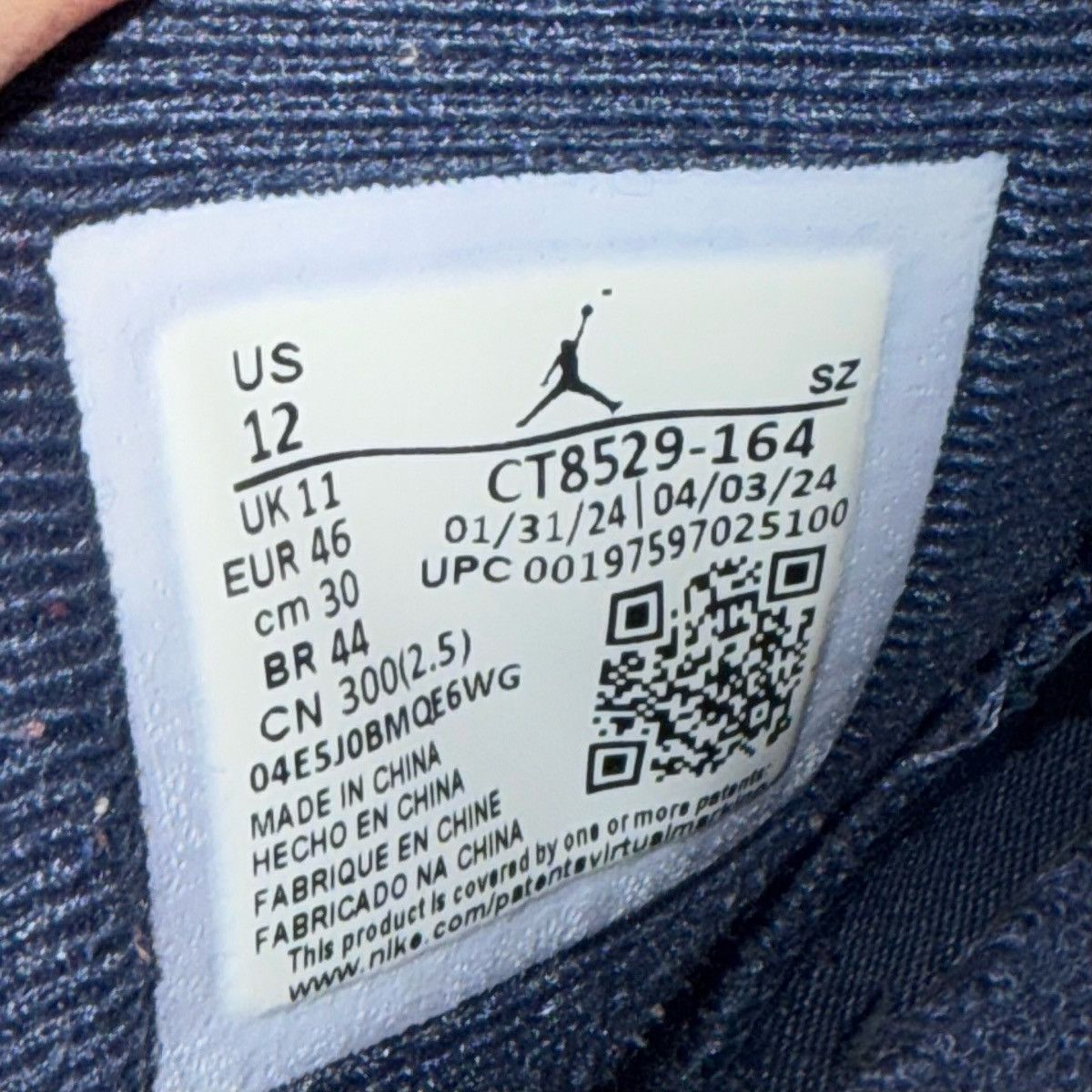 Jordan Brand Size 10.5- Nike Air Jordan 6 Retro Olympic 2024 (CT8529-164) Size US 12 / EU 45 - 6 Thumbnail