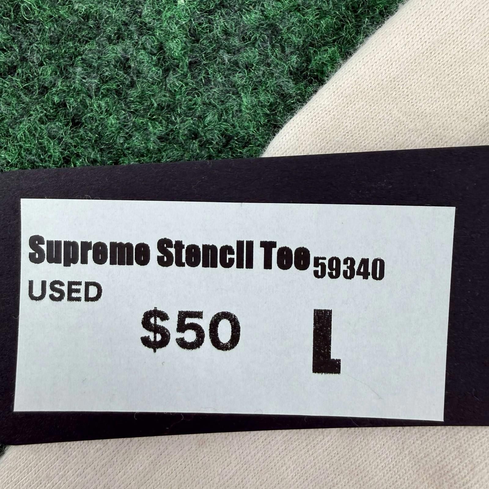 Supreme Supreme Stencil Tee Size US L / EU 52-54 / 3 - 7 Thumbnail