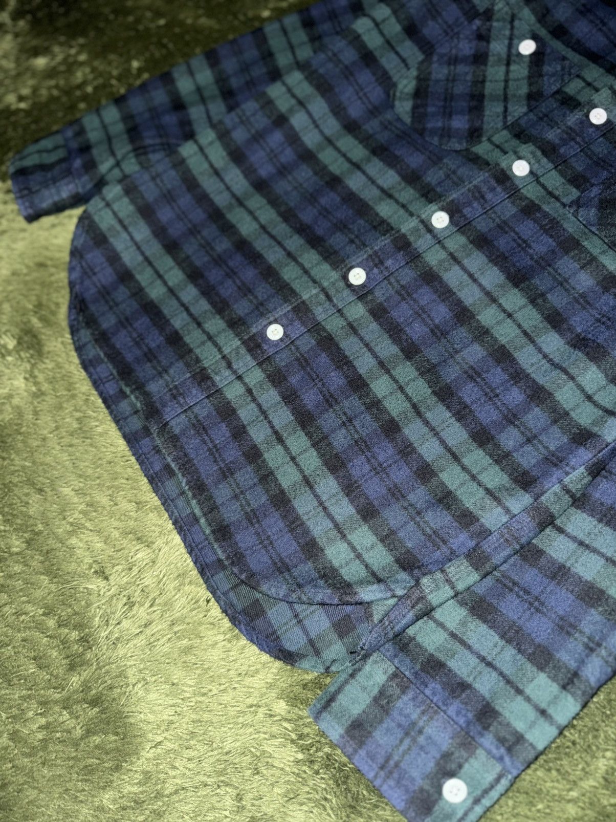 Beams Plus [S] Beams Plus Heavy Blackwatch Flannel Shirt Made in Japan Size US S / EU 44-46 / 1 - 3 Thumbnail