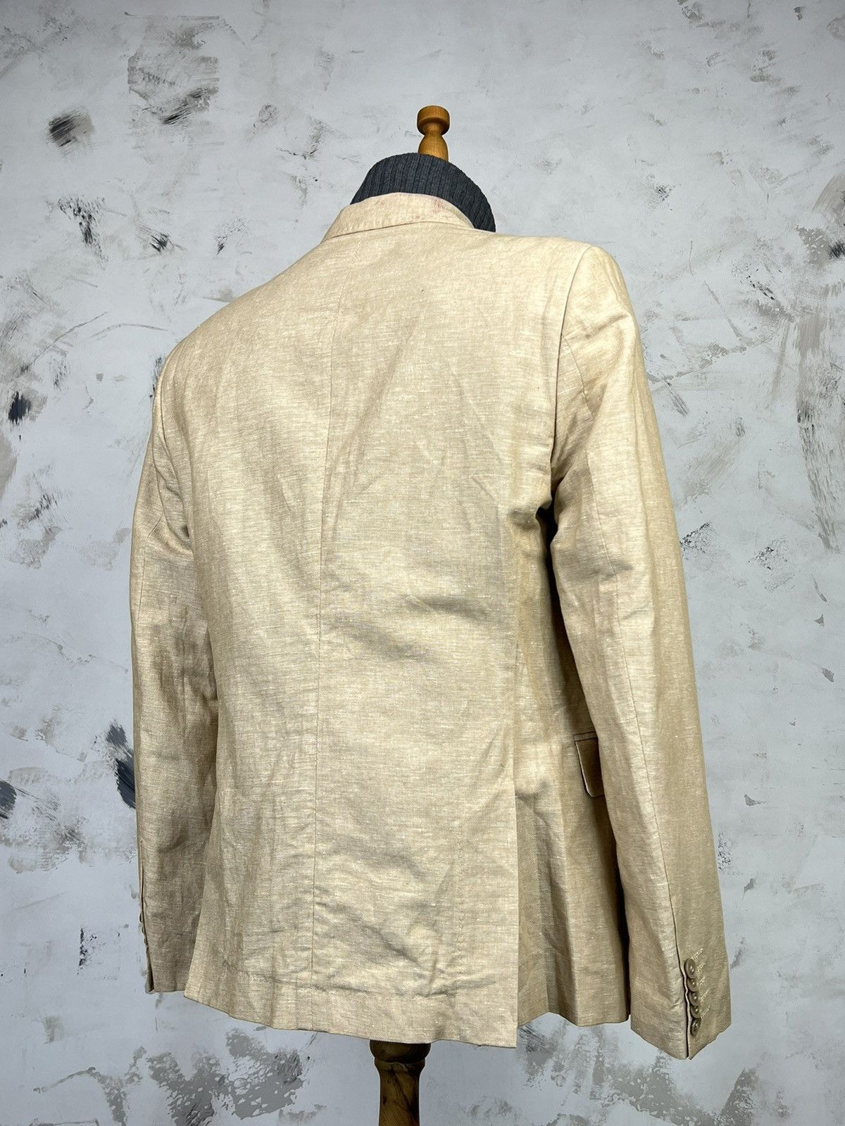Louis Feraud Feraud Linen Blazer Jacket Size S - M 40 Size 40R - 3 Thumbnail
