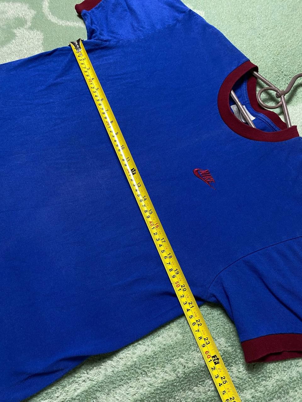 Nike Vintage Nike logo blue T-Shirt streetwear crazy Y2K size M Size US M / EU 48-50 / 2 - 9 Thumbnail