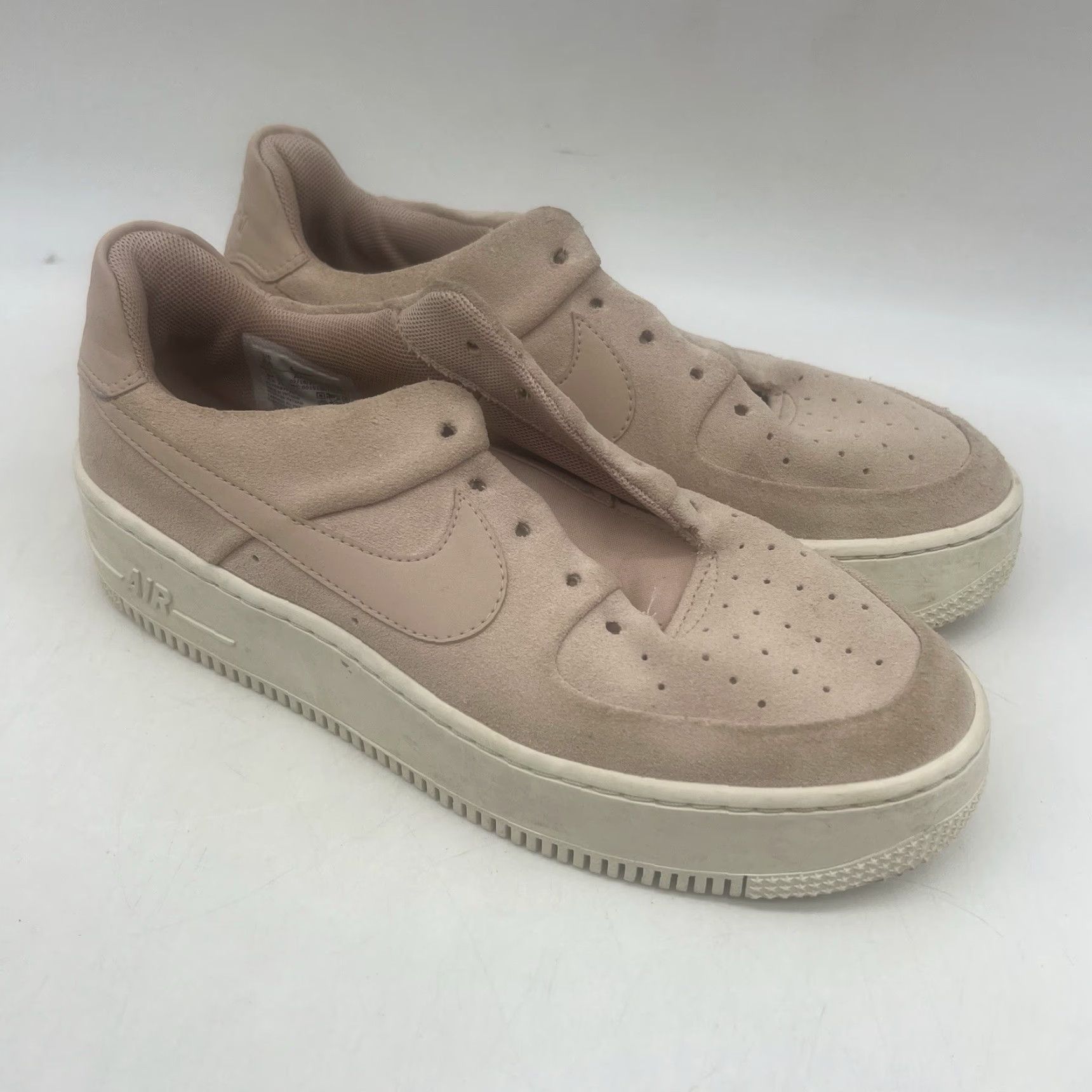 Nike Nike Air Force 1 Sage Low Platform Women's Size 8.5 Sneakers Beige AR5339-201 - Nike Air Force 1 Sage Low Platform Sneakers Women 8.5 Beige AR5339-201 Size US 8.5 / IT 38.5 - 4 Thumbnail