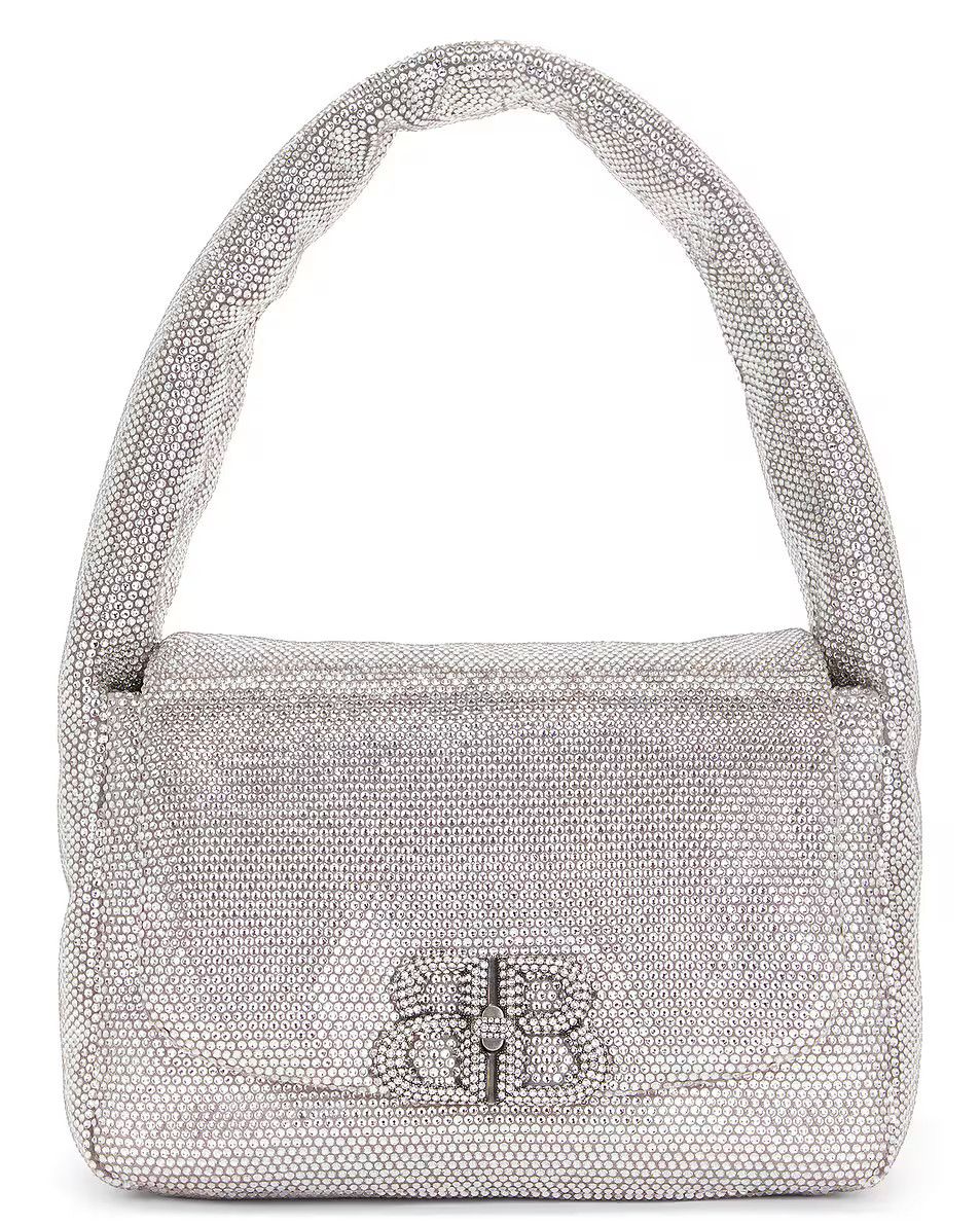 Balenciaga o1bcso1str0625 Size: OS / Monaco Sling Bag Grey Strass Size ONE SIZE - 1 Thumbnail