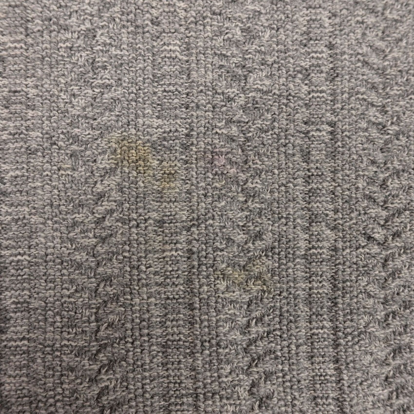 Bill Blass VINTAGE Bill Bass Sweater Mens 2X Gray Knit Crewneck Textured Made In USA 90s Size US XXL / EU 58 / 5 - 7 Thumbnail