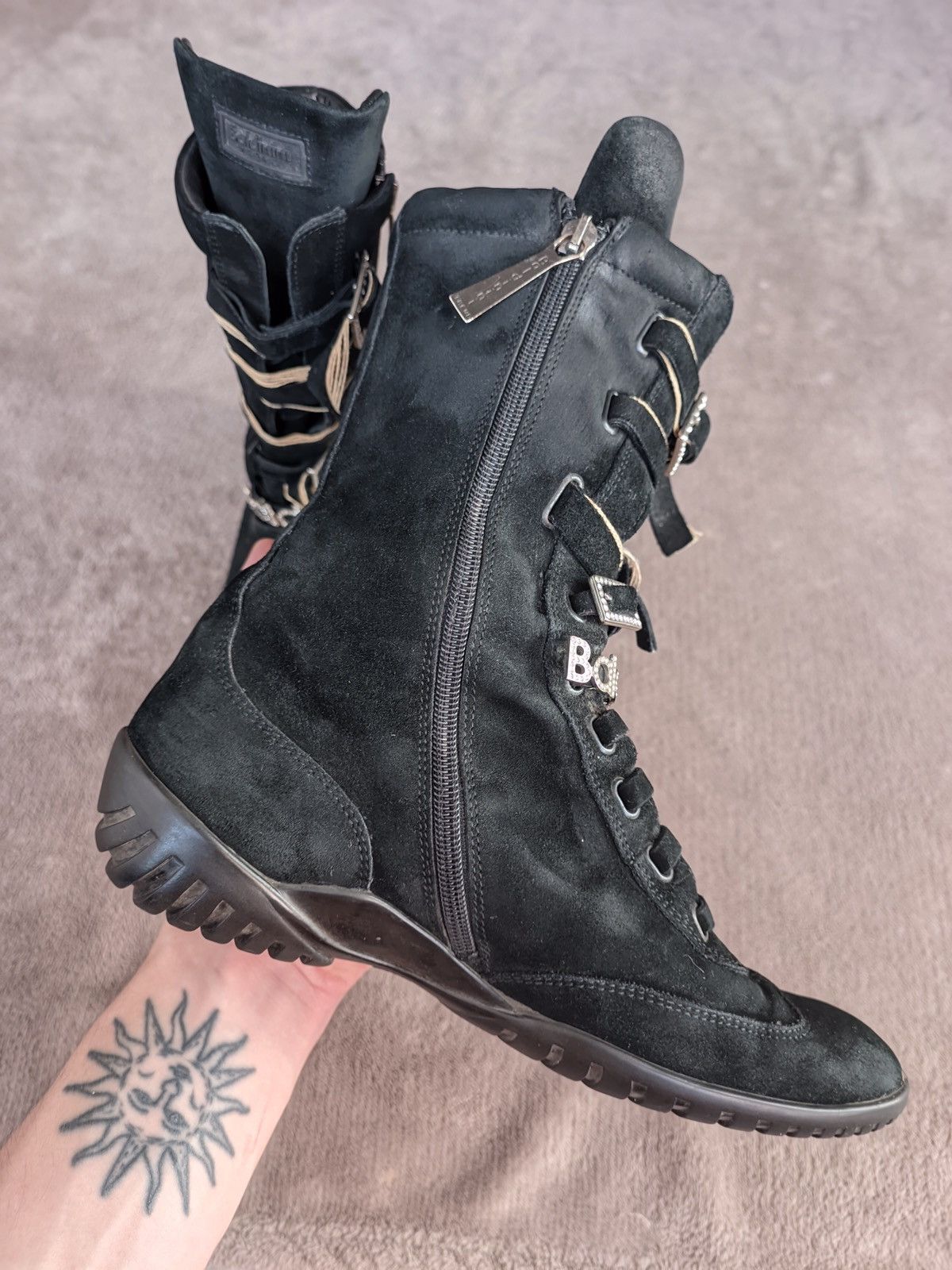 Baldinini Y2K Baldinini Moto Leather Boots Puma boxing mostro speedcat Size US 7 / IT 37 - 7 Thumbnail