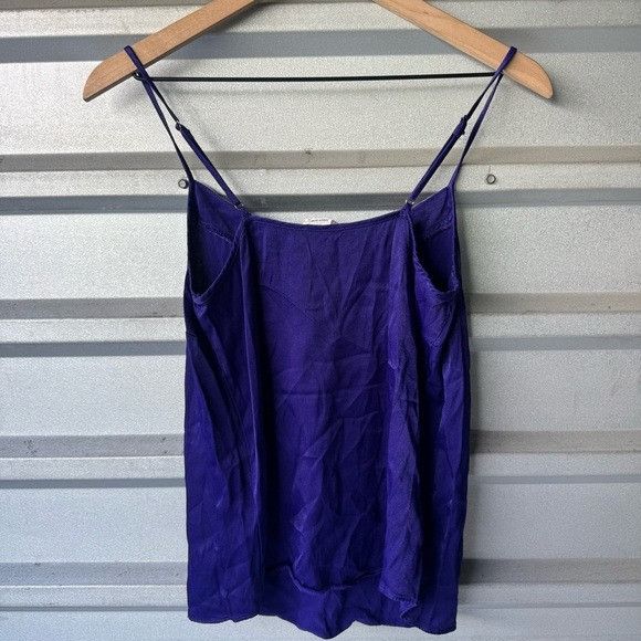 Anthropologie Anthropologie Rich Purple Camisole SZ Extra Small XS Size XS / US 0-2 / IT 36-38 - 3 Thumbnail