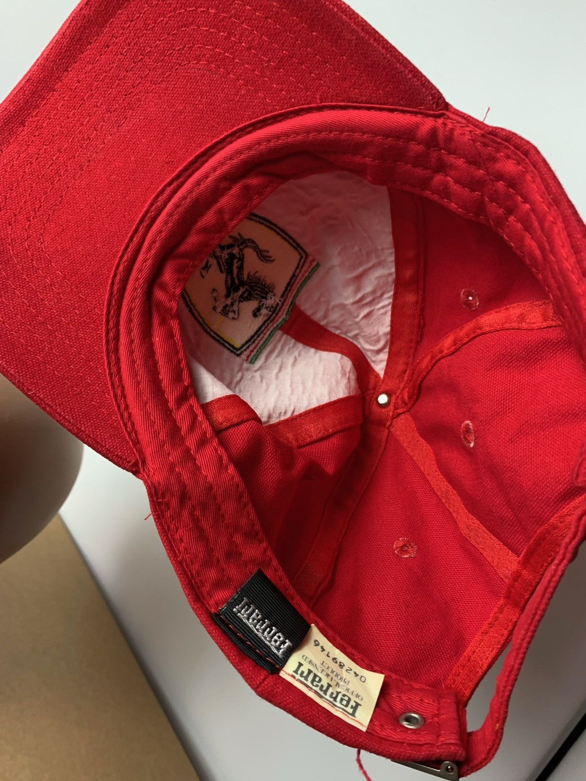 Vintage Ferrari formula 1 vintage cap Size ONE SIZE - 5 Thumbnail