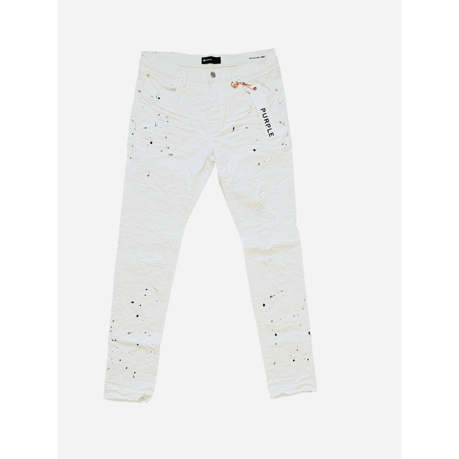 Purple × Purple Brand Purple Brand Jeans Mens Slim Fit Optic White