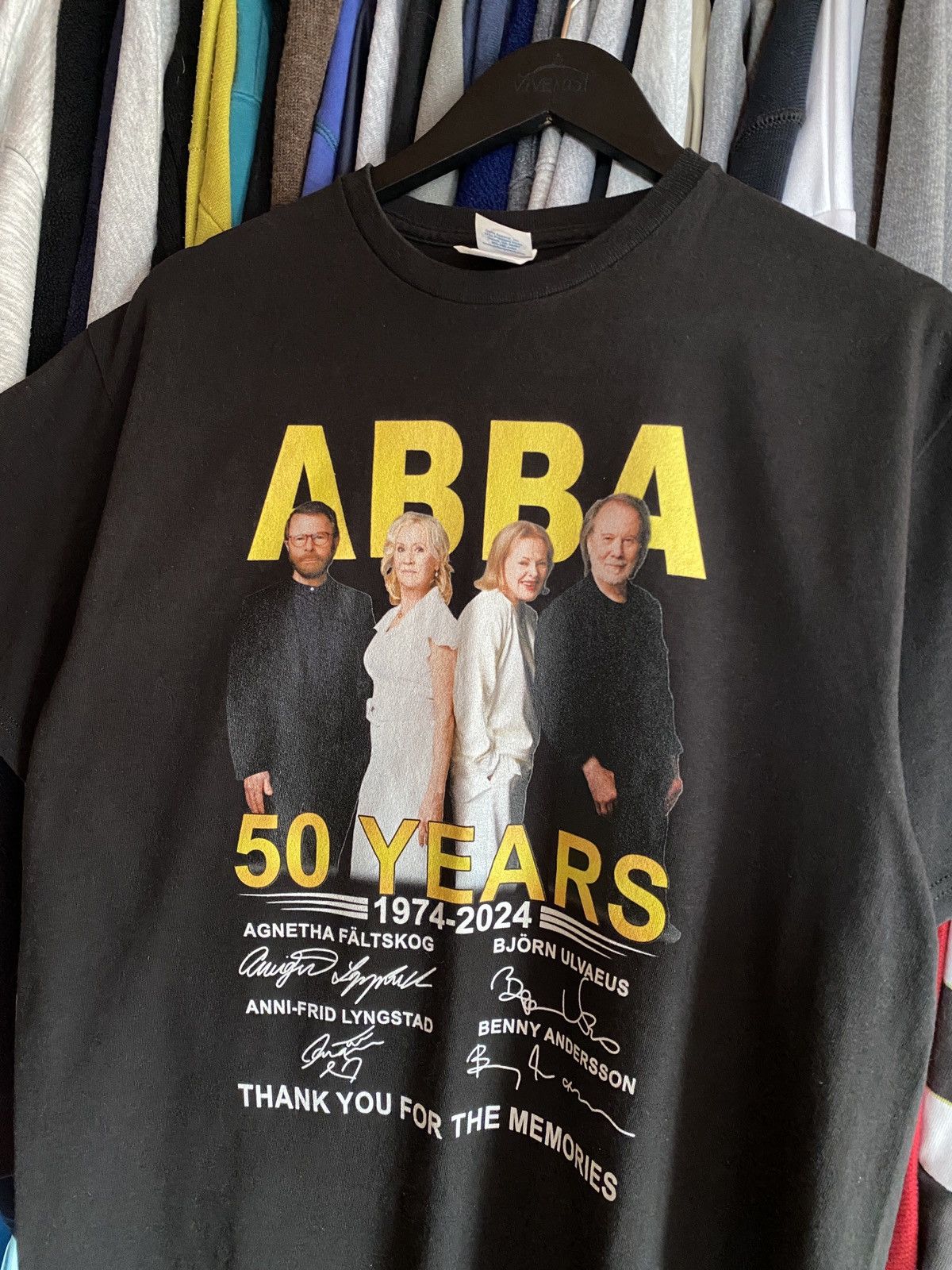 Band Tees VINTAGE ABBA T-SHIRT 2000s Size US L / EU 52-54 / 3 - 2 Thumbnail