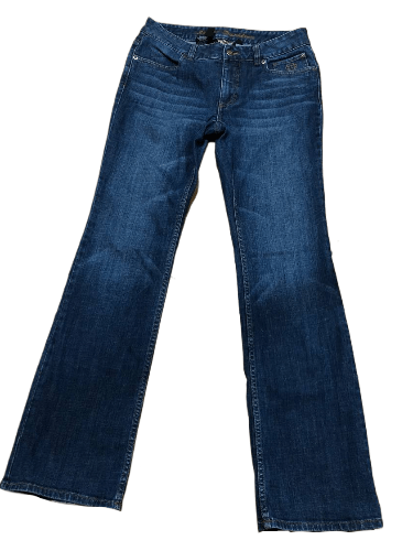 Harley Davidson Vintage Harley Davidson Flared Denim Jeans Size 8 Size 30" / US 8 / IT 44 - 1 Thumbnail