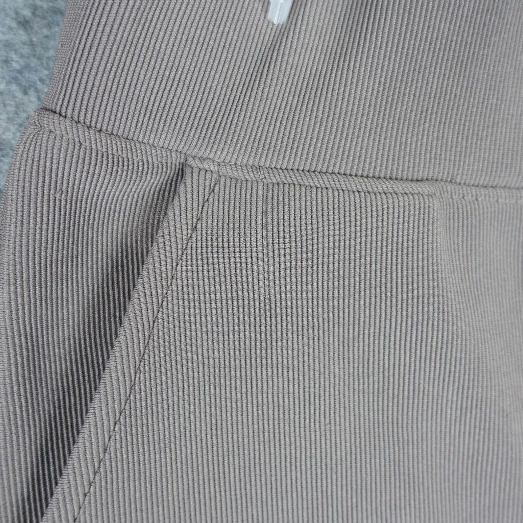 Vintage Move Theology Pants Womens Medium Brown Ribbed Wide-Leg Pull On Sweatpants Yoga Size 32" / US 10 / IT 46 - 3 Thumbnail