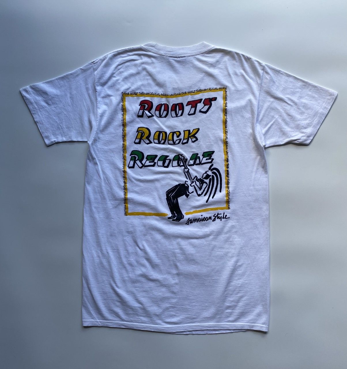 Band Tees Roots Rock Reggae Jamaican Style vintage tshirt Size US L / EU 52-54 / 3 - 1 Thumbnail
