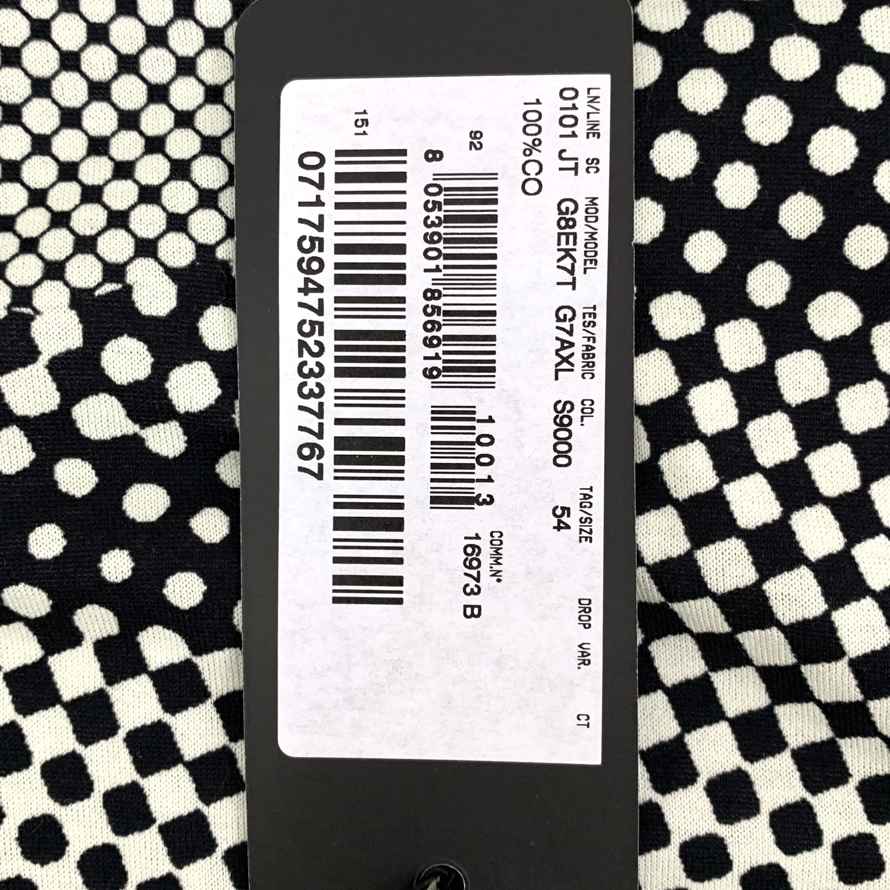 Dolce & Gabbana Dolce & Gabbana Polka Dot Print Cotton T-Shirt (XL) Size US XL / EU 56 / 4 - 3 Thumbnail