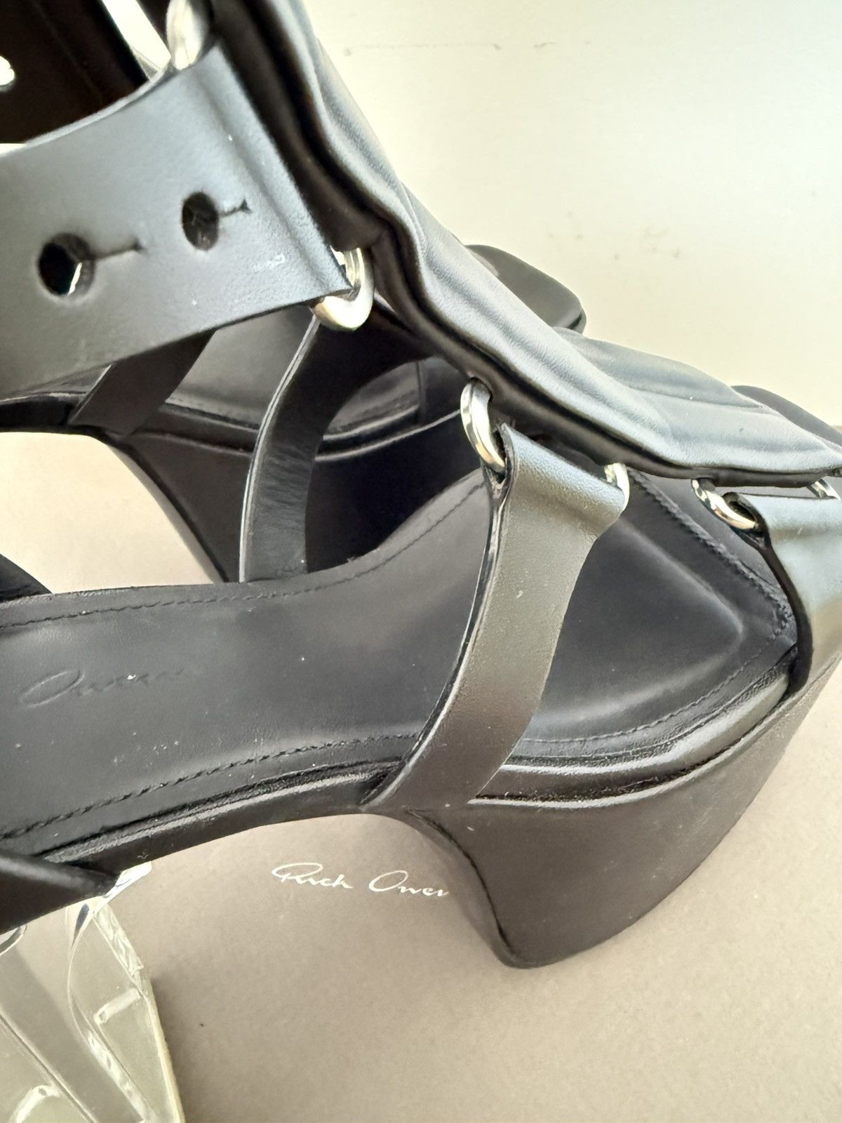 Rick Owens Rick Owens Spartan Platform Sandals Size US 7 / IT 37 - 6 Thumbnail