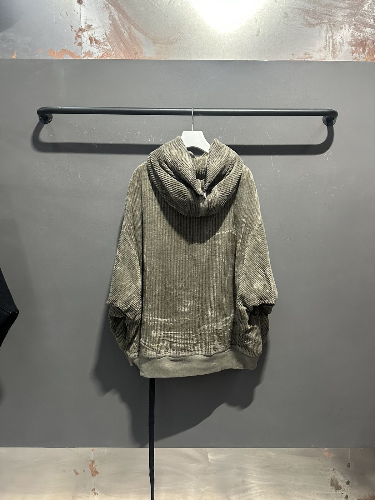Rick Owens × Rick Owens Drkshdw Rick Owens Drkshdw Hooded Long Bomber Size US M / EU 48-50 / 2 - 2 Thumbnail