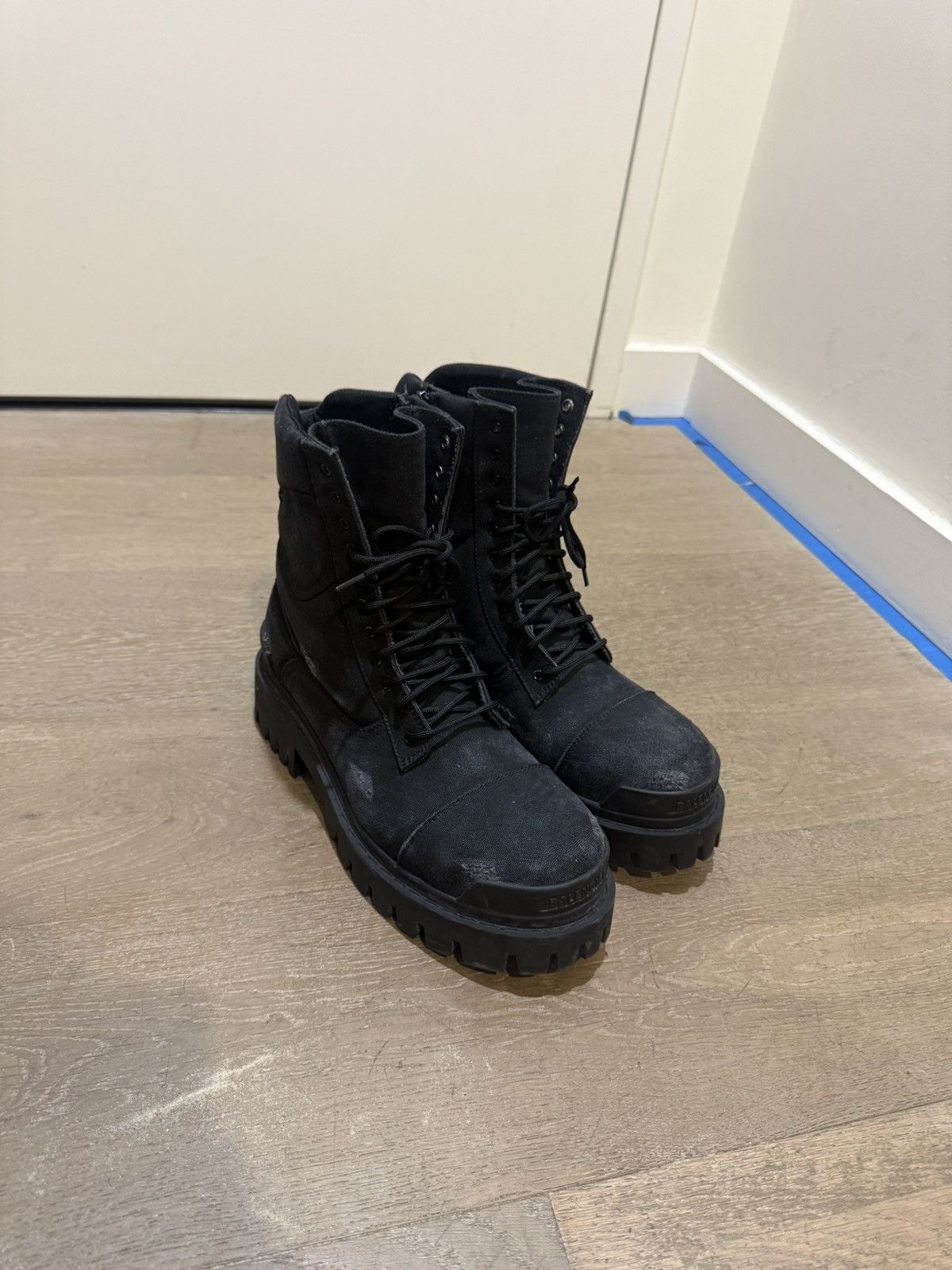 Balenciaga Balenciaga Distressed Strike Boots SOLD Size US 9 / EU 42 - 1 Thumbnail
