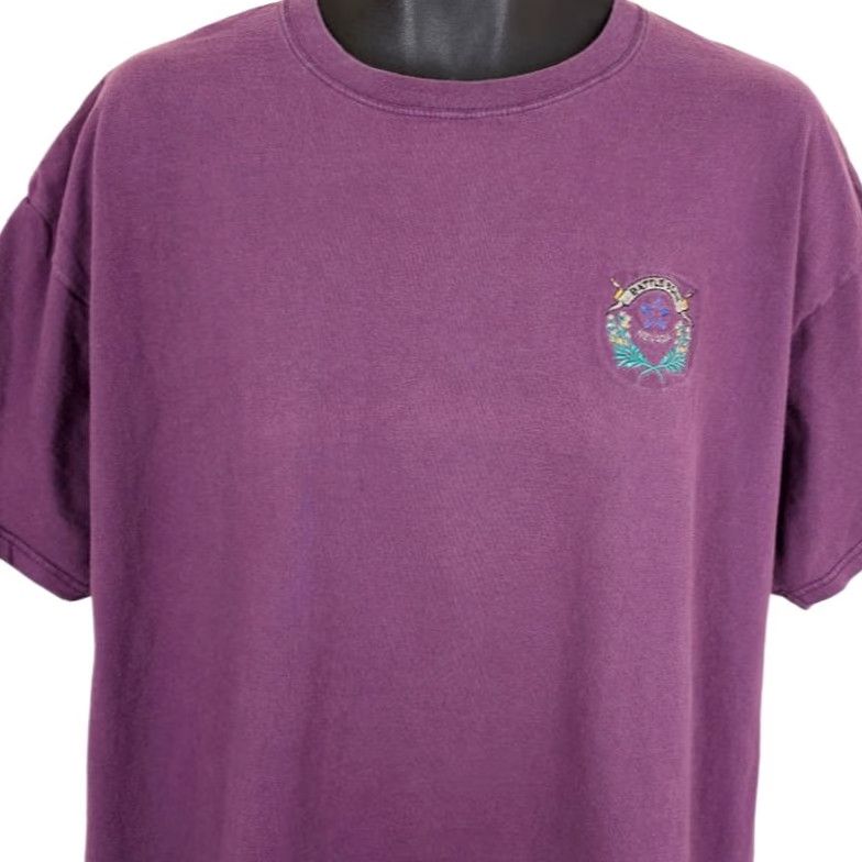 Anvil VINTAGE Nevada T Shirt Mens 2XL Purple Y2K Battle Born State Flag Travel Embroidered Anvil Crew Neck Short Sleeve SKU: 2XL Purple Nevada Size US XXL / EU 58 / 5 - 2 Thumbnail