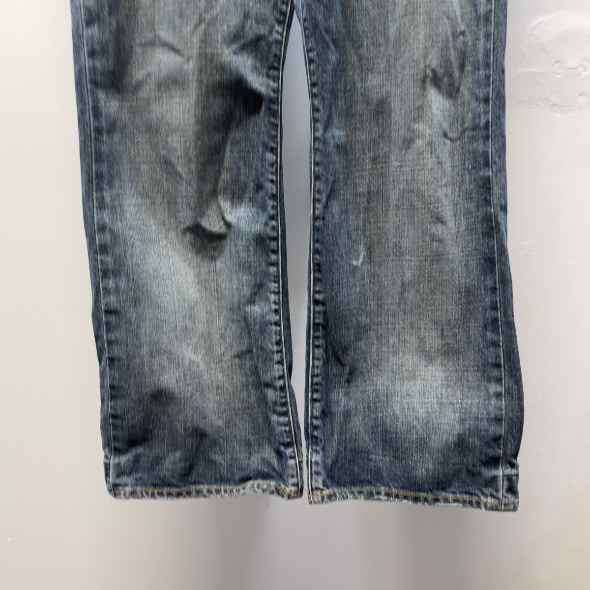 Vintage Banana Republic Faded Jeans ERD Grunge Chrome Mud Wash Size US 36 / EU 52 - 5 Thumbnail