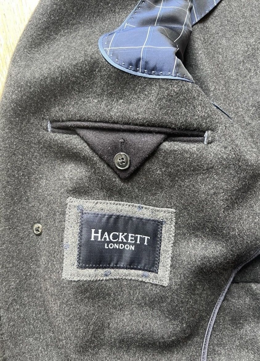 Hackett Hackett London Men’s Wool Cashmere Coat NWT Size US M / EU 48-50 / 2 - 9 Thumbnail
