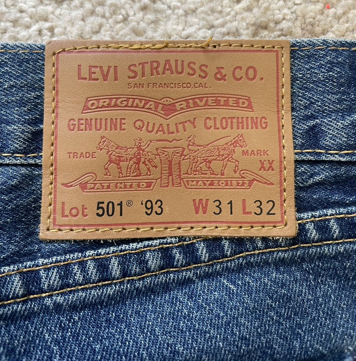Levi's Levis 501 ‘93 Straight Jeans Size US 31 - 3 Thumbnail