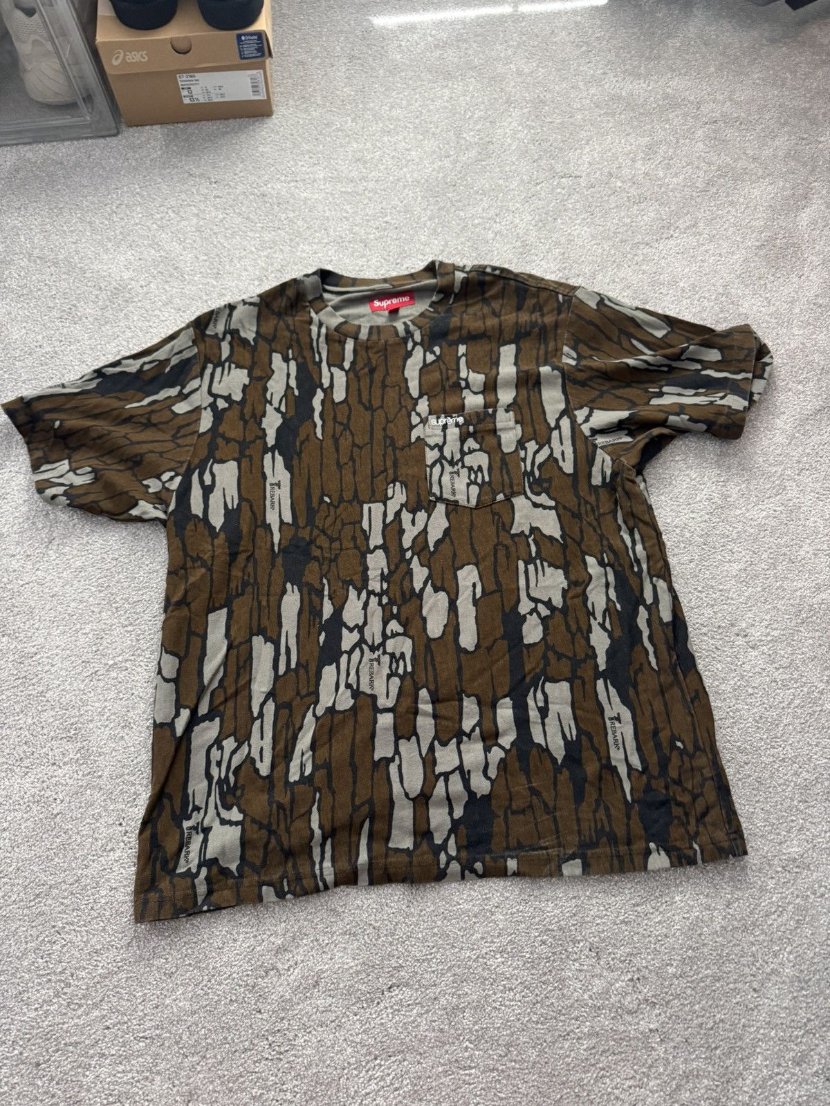 Supreme Supreme Brown/Green Camo Tee Size US L / EU 52-54 / 3 - 1 Thumbnail
