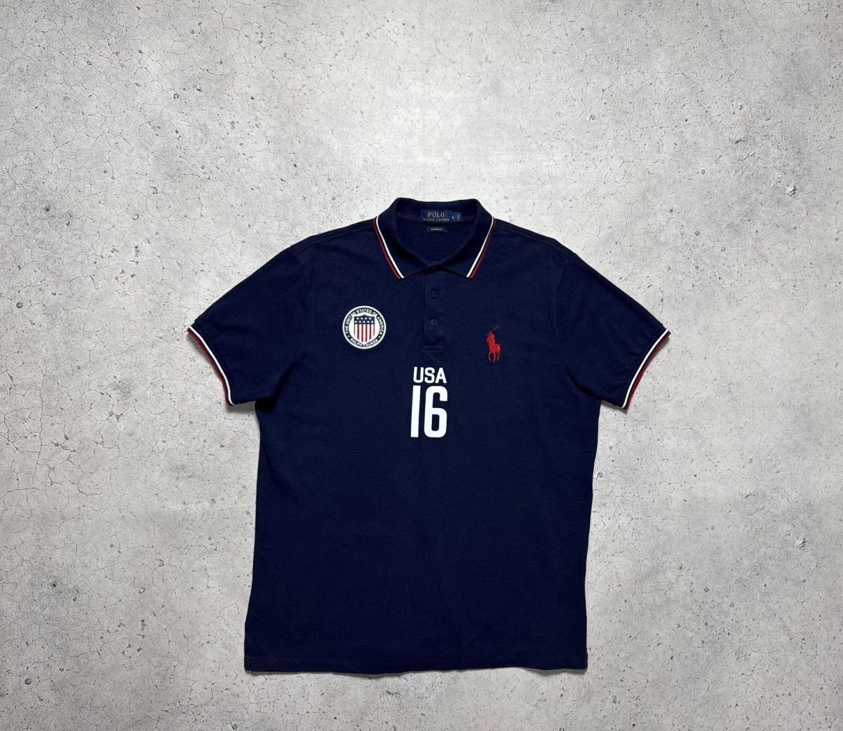 Polo Ralph Lauren Polo Ralph Lauren USA #16 Vintage Chief Keef Polo Shirt PRL Size US L / EU 52-54 / 3 - 1 Thumbnail