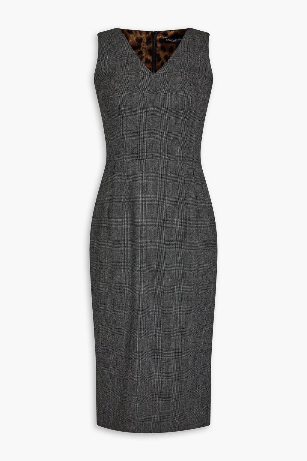 o1y0825 Sleeveless Midi Dress in Lead