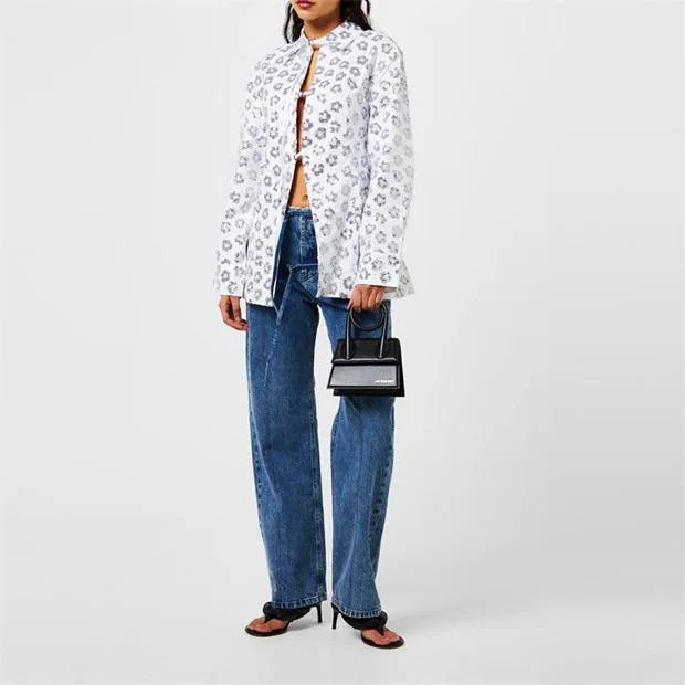 Jacquemus o1g2r1mq1024 Shirt in White Size S / US 4 / IT 40 - 7 Thumbnail