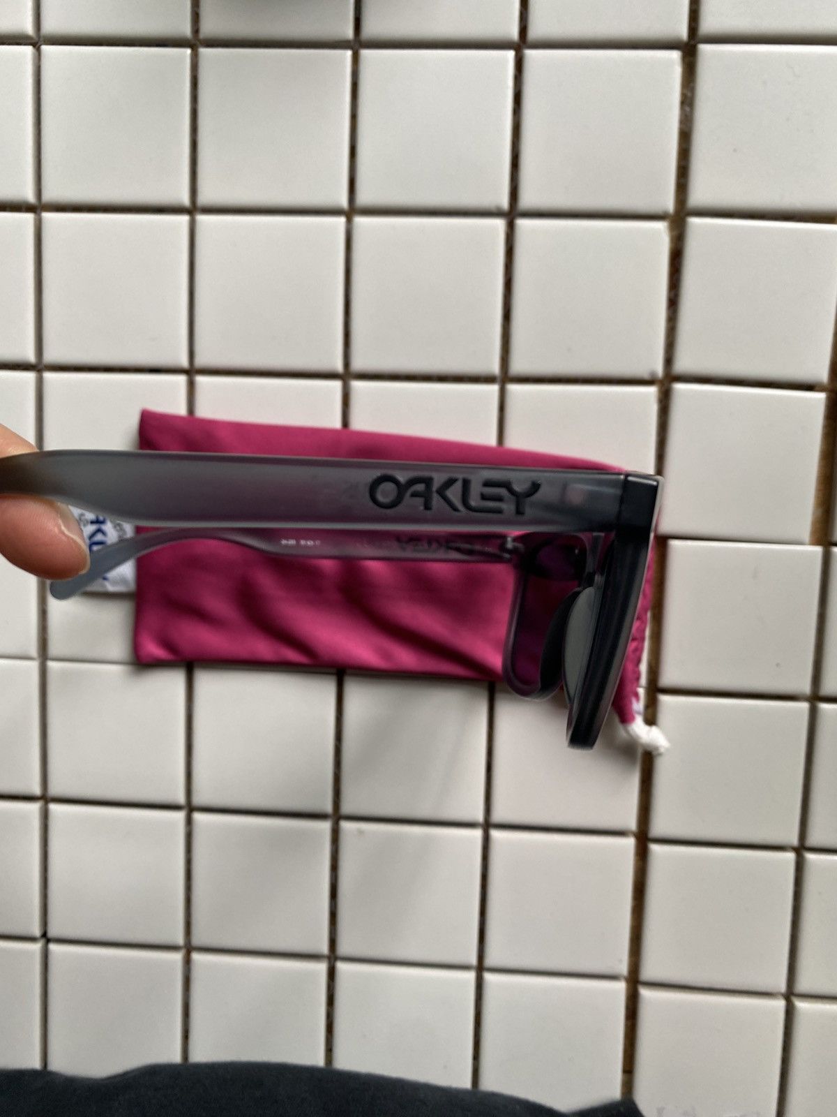 Oakley Oakley Frogskins Matte Violet Prizm Sunglasses Size ONE SIZE - 3 Thumbnail