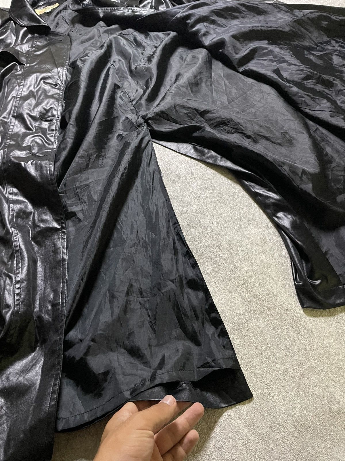 If Six Was Nine Skull Vintage Japanese Black Trench – Shadow Silence Size US L / EU 52-54 / 3 - 7 Thumbnail