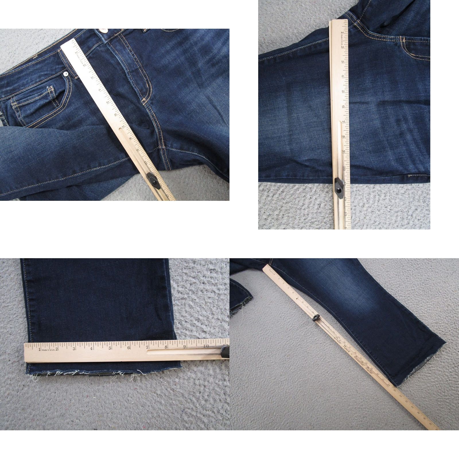 Silver Jeans Co. Silver Jeans Co Suki Kick Flare Blue Stretch Denim Jeans Size 34 Womens Size 24" / US 00 / IT 34 - 8 Thumbnail