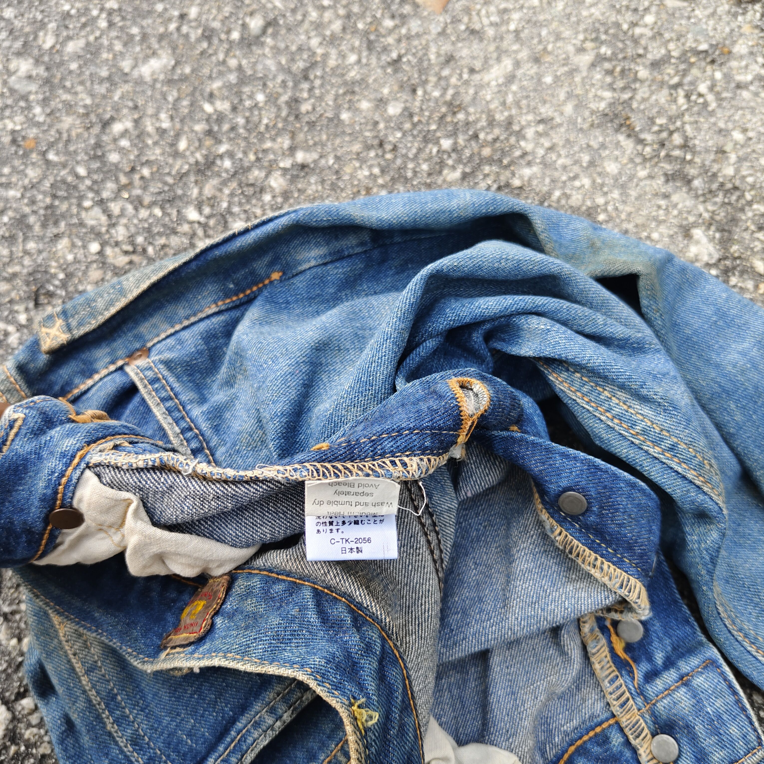 Lee Vintage 90s Lee Center Tag Selvedge Jean Size US 28 / EU 44 - 14 Thumbnail