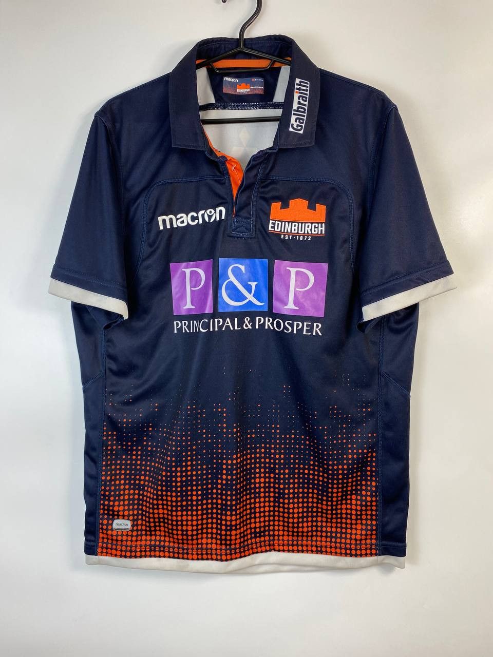 Macron Maglia Rugby Edimburgo Home macron Authentic Sz m Size US M / EU 48-50 / 2 - 1 Thumbnail