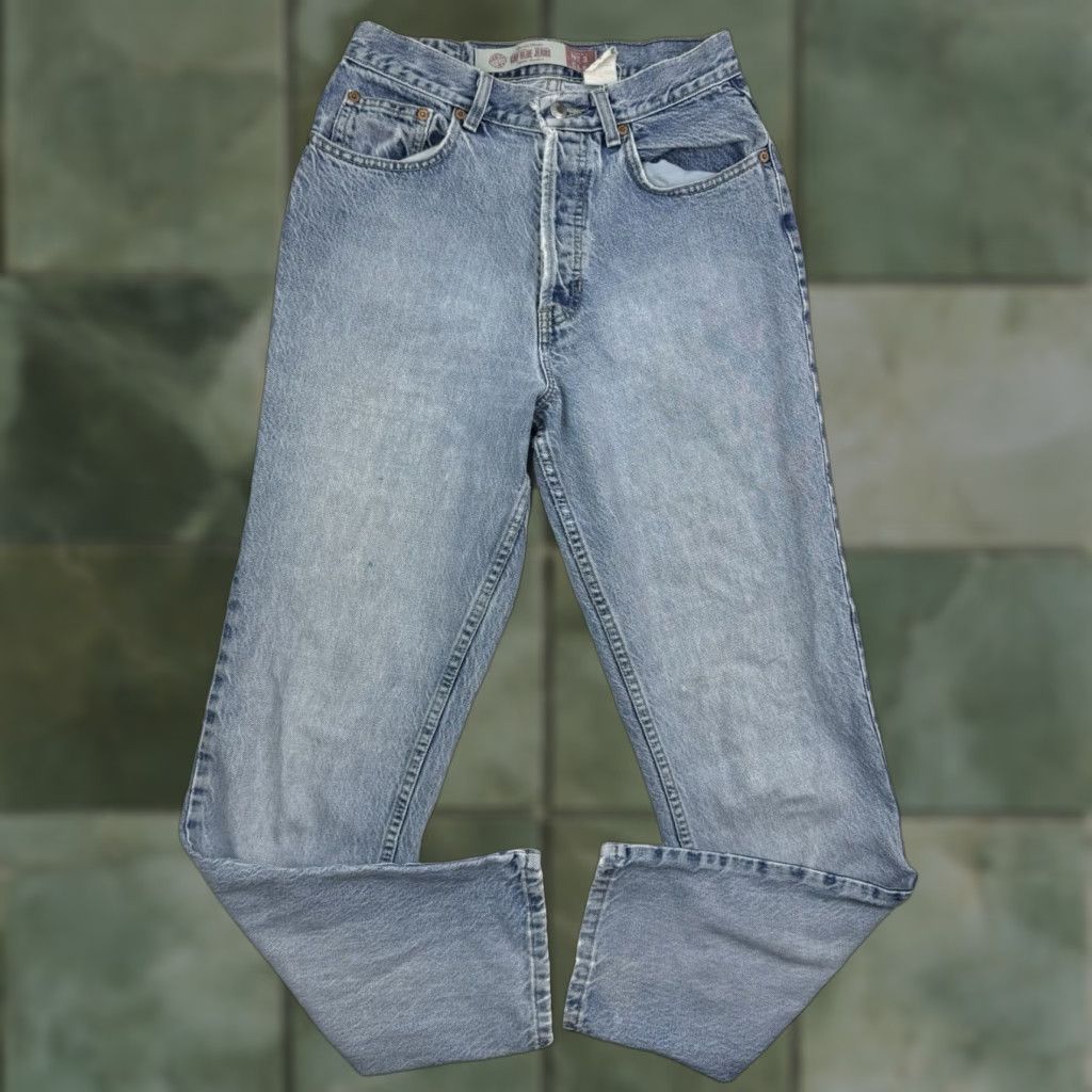 VINTAGE Gap Women's Jeans 8 Regular Blue Classic Fit Button Fly High Rise 90s Retro