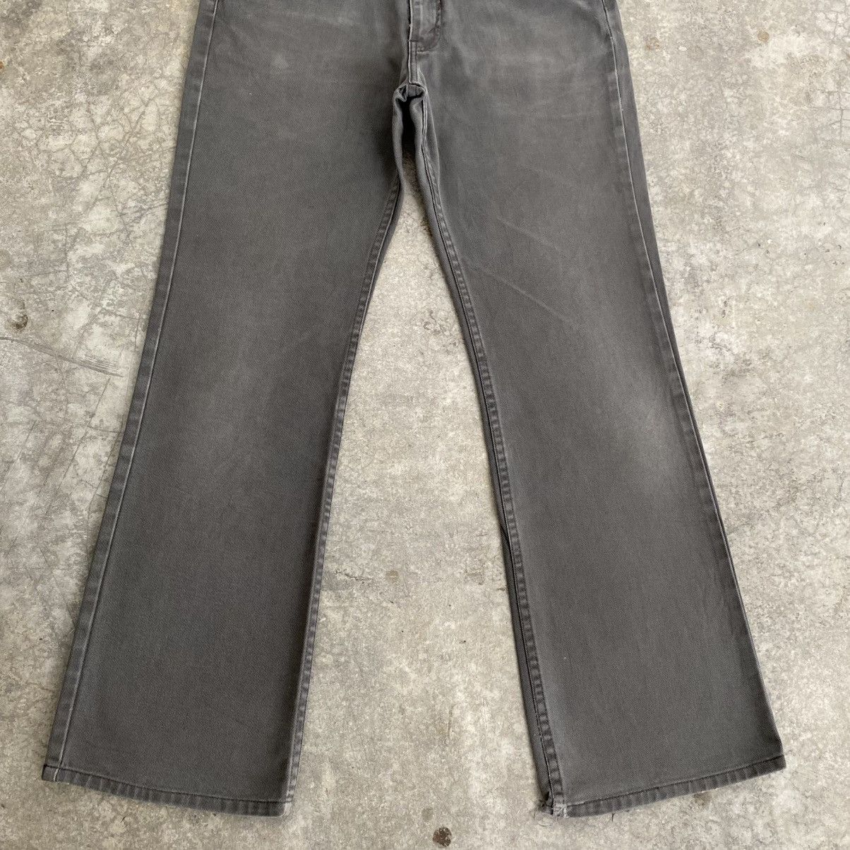 Levi's Size 33x30.5 Vintage 2001 Levis 517 Grey Flared Jeans Size US 33 - 3 Thumbnail