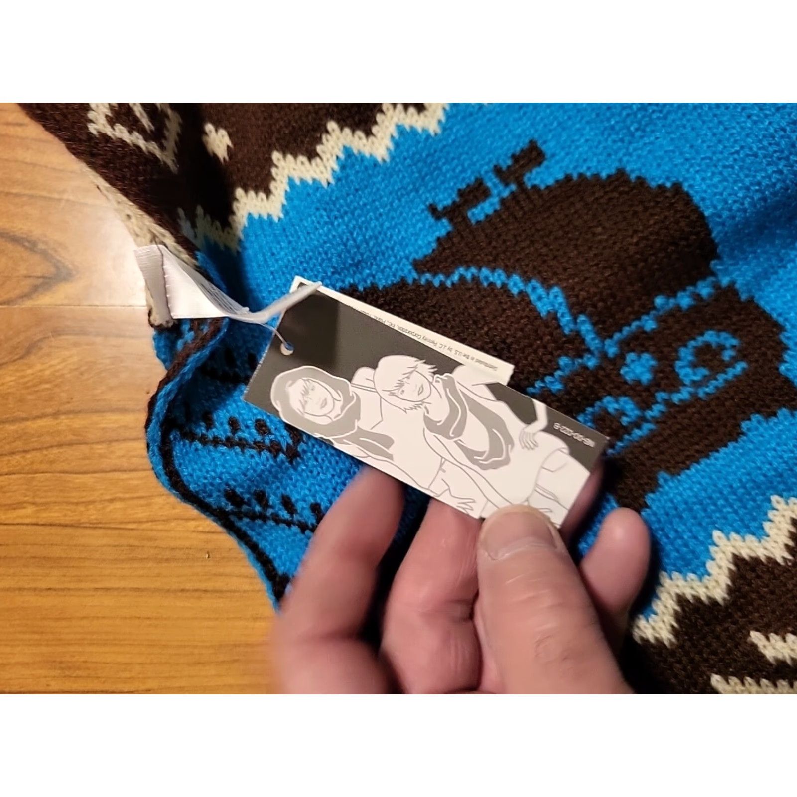 Vintage NWT Brown Owl Reversible Infinity Scarf JC Penney 72" X 8.5" Womens Knit Nylon Acrylic Owl Theme Size ONE SIZE - 2 Thumbnail