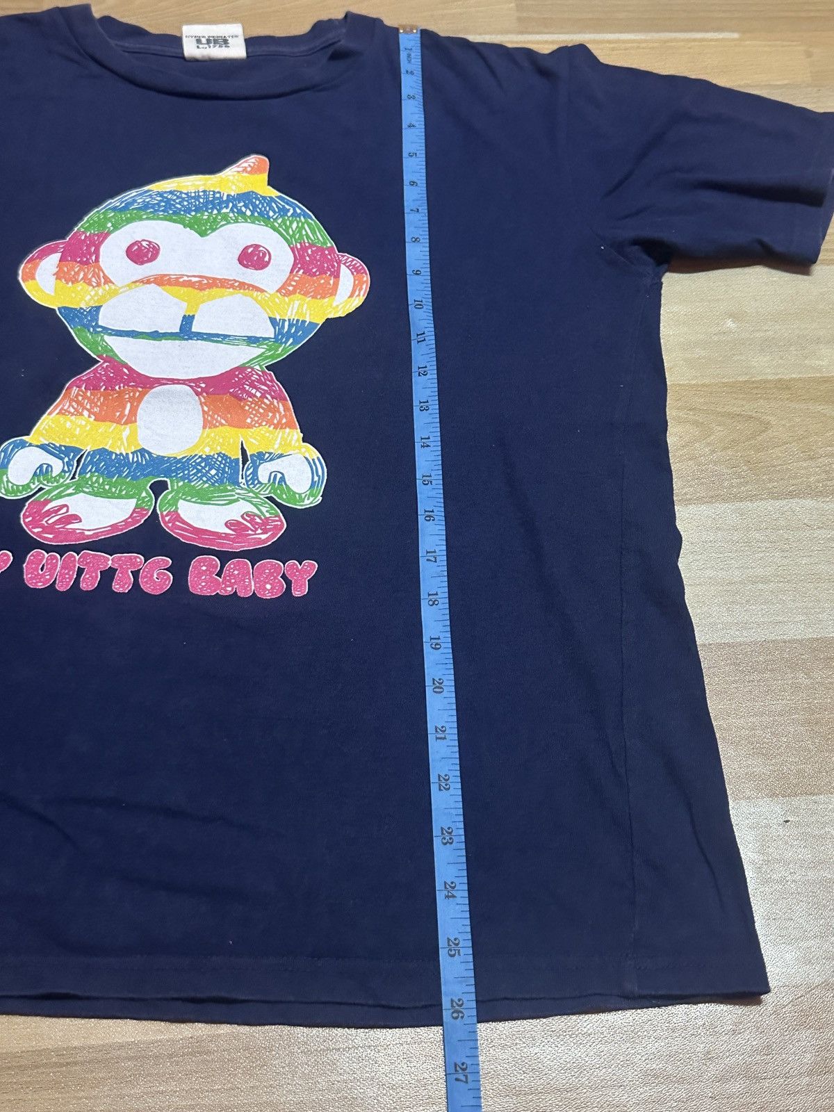 Japanese Brand Y2K Rainbow Monkey by UITTG BABY tee Size US L / EU 52-54 / 3 - 6 Thumbnail