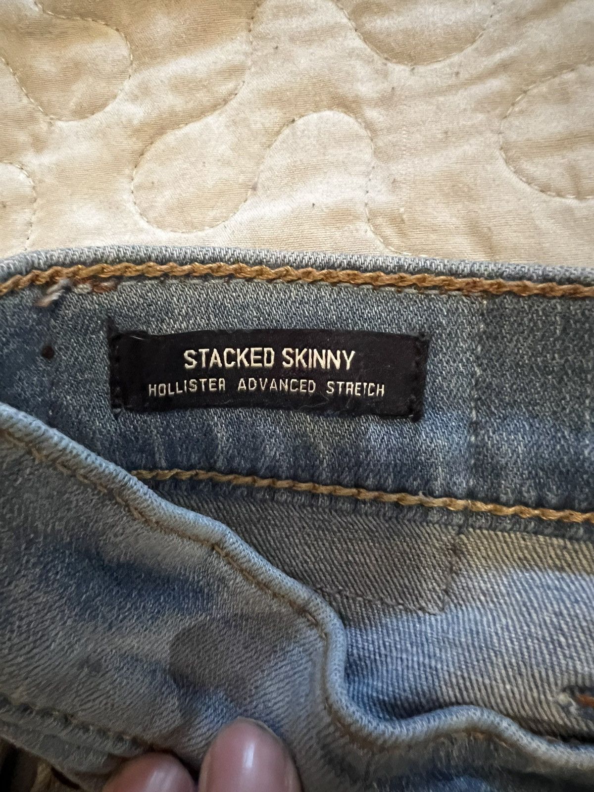Vintage Distressed Blue Denim Size US 34 / EU 50 - 5 Thumbnail