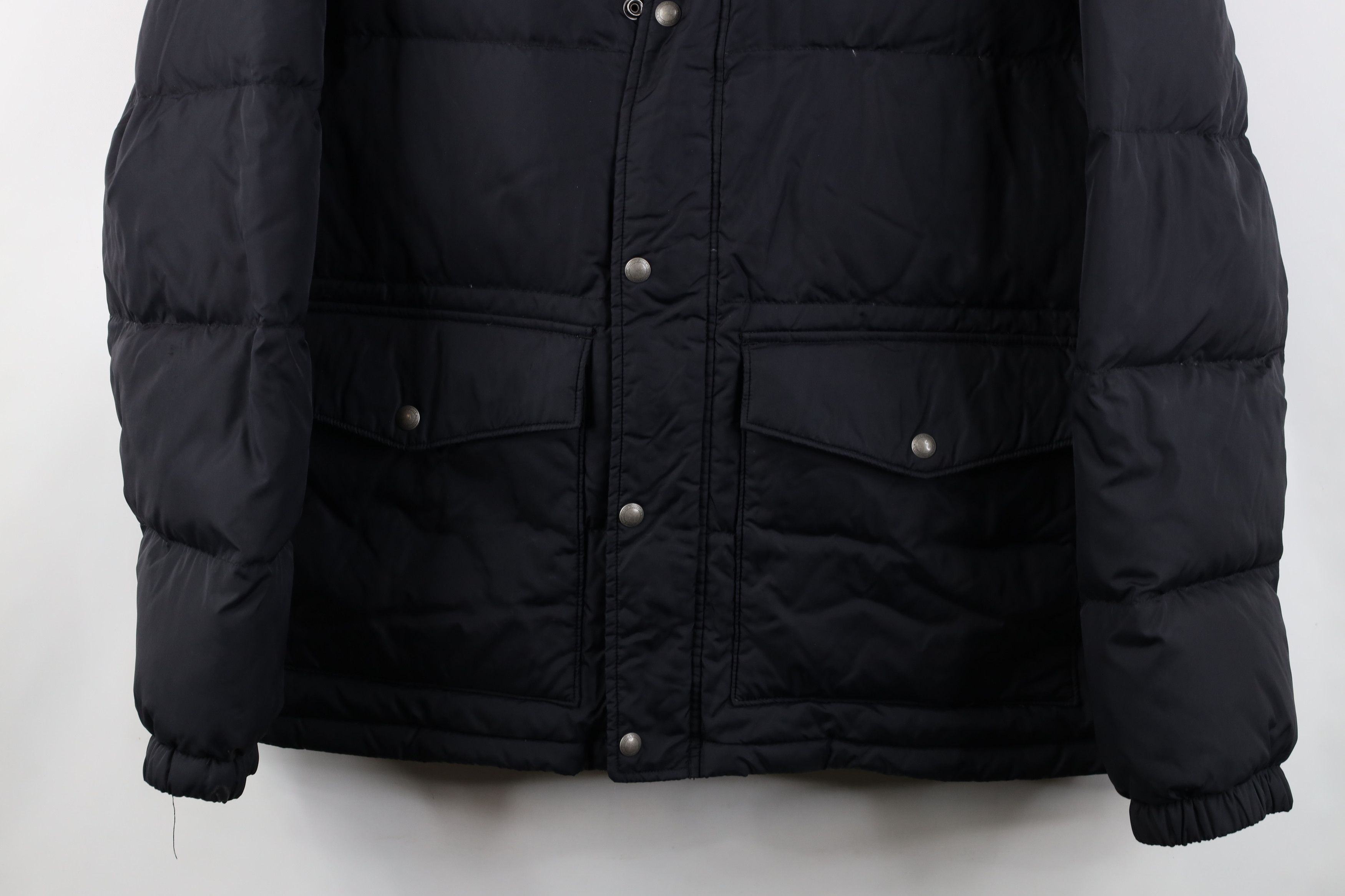 Lands' End Vintage Y2K Lands End Down Big Pocket Puffer Jacket Black Size US L / EU 52-54 / 3 - 3 Thumbnail