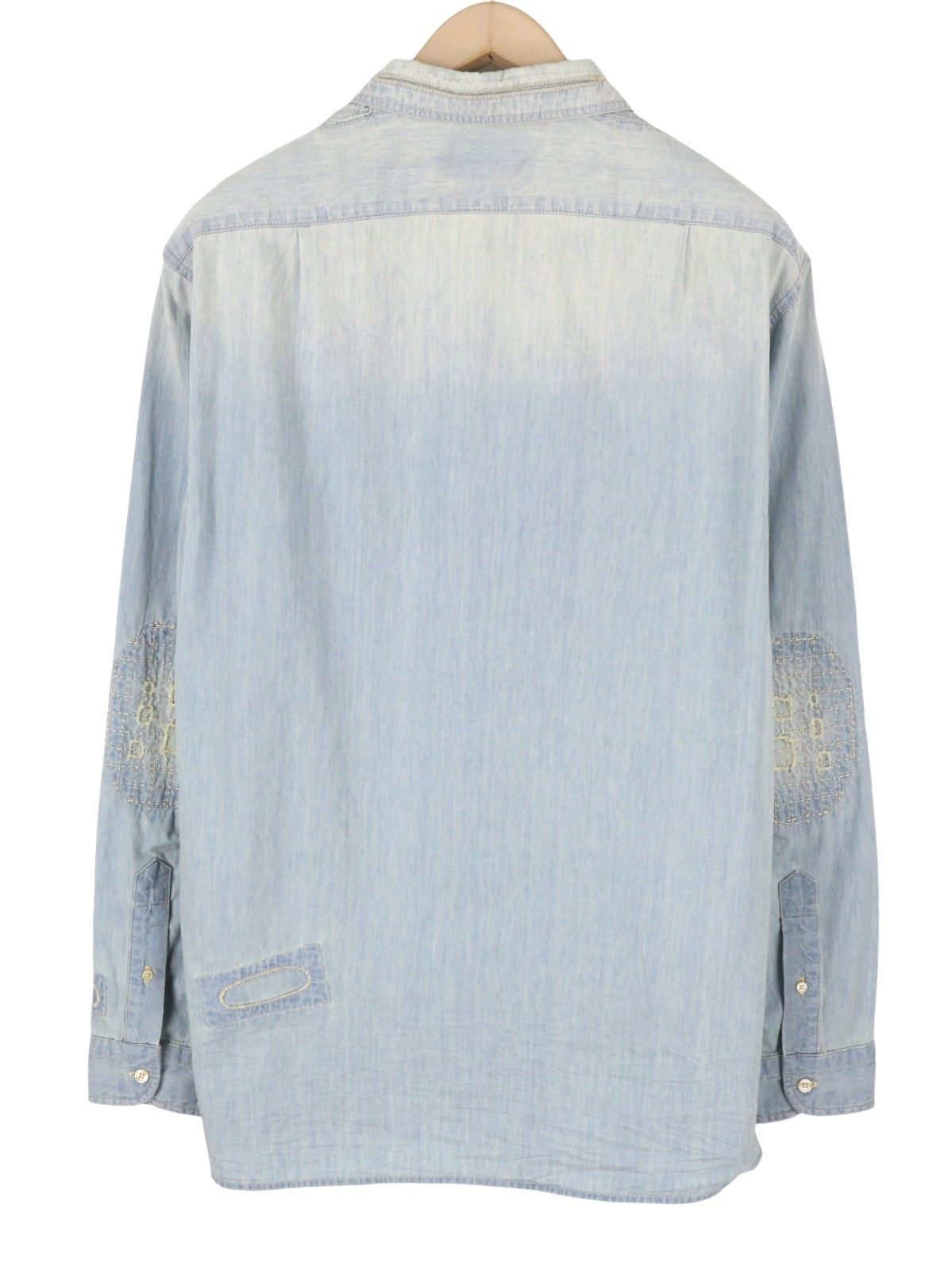Scotch & Soda XL Blue Faded Button-Up Shirt 88521 Size US XL / EU 56 / 4 - 2 Thumbnail