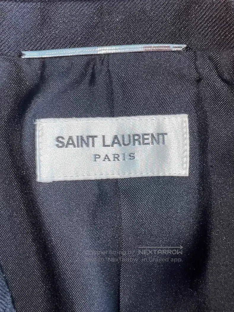 Saint Laurent Paris Saint Laurent Paris Black Braided Double Breasted Copper扣 Size US M / EU 48-50 / 2 - 4 Thumbnail