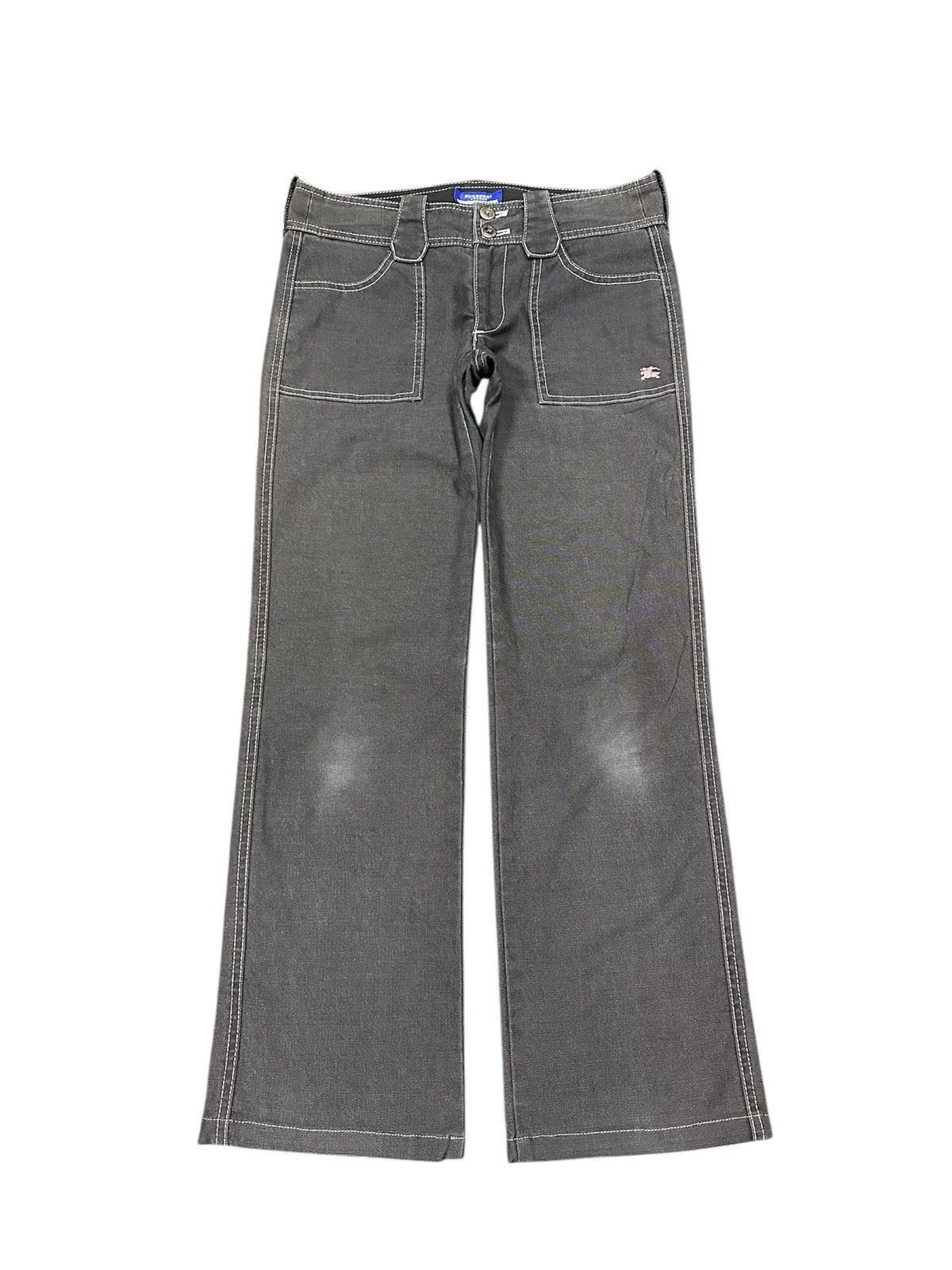 GOA 2000 Burberry London Blue Label Flare Goa Lgb Y2K Jeans Size 30" / US 8 / IT 44 - 1 Thumbnail