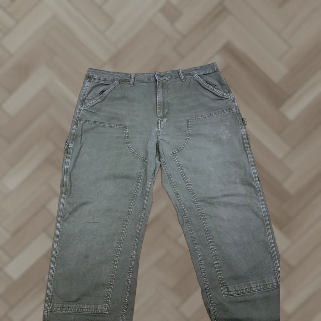 American Eagle Outfitters American Eagle Outfitters Jeans Men 38x30 Green Utility Carpenter 12937 Size US 38 / EU 54 - 1 Thumbnail